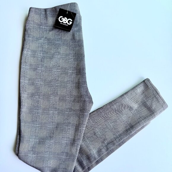 NWT GBG Guess Jojo Double Knit Black and White Leggings Small $40 - Picture 1 of 5